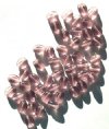 50 8x6mm Amethyst Flat Oval Glass Beads